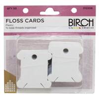 Plastic Floss Bobbin Cards 50pk