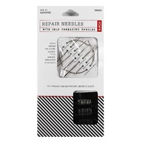 Birch Repair Needles w Self Thread Qty 17 Assorted