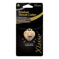 KLASSE SCISSORS PENDANT THREAD CUTTER HEART SHAPE